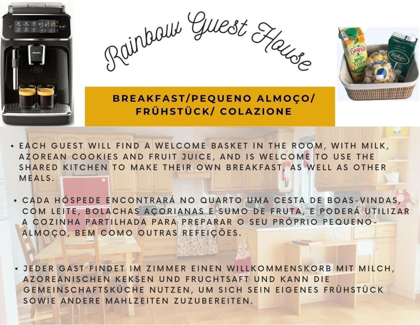 Rainbow Guest House Madalena  Esterno foto